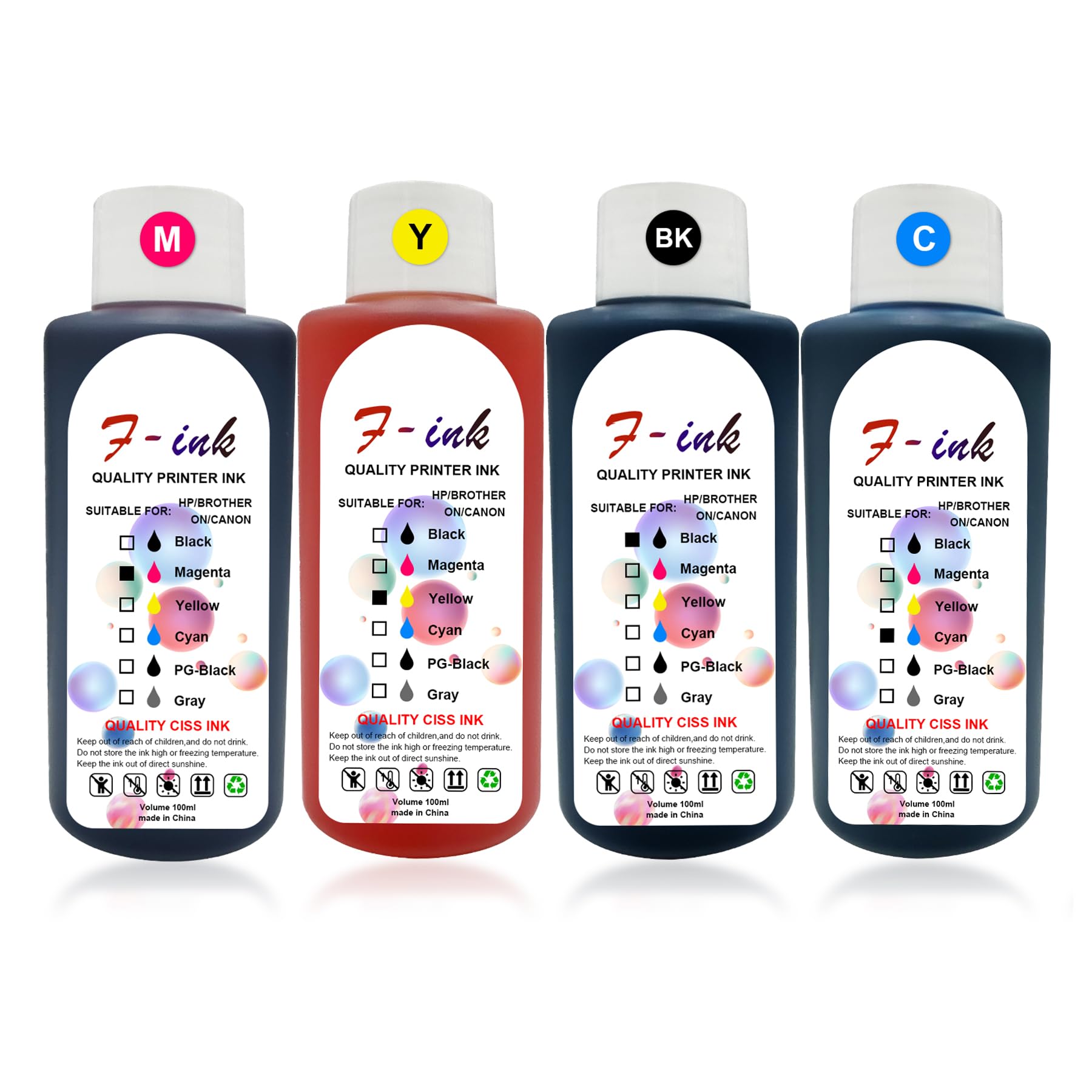 Inchiostro ricaricabile 29XL e 4 flaconi da 100 ml, compatibile con stampanti Expression Home XP-255 XP-257 XP-352 XP-355 XP-452 XP-455 XP-235 XP-245 XP-332 XP-335 XP-432 XP-435 XP-247 XP-442 XP-342