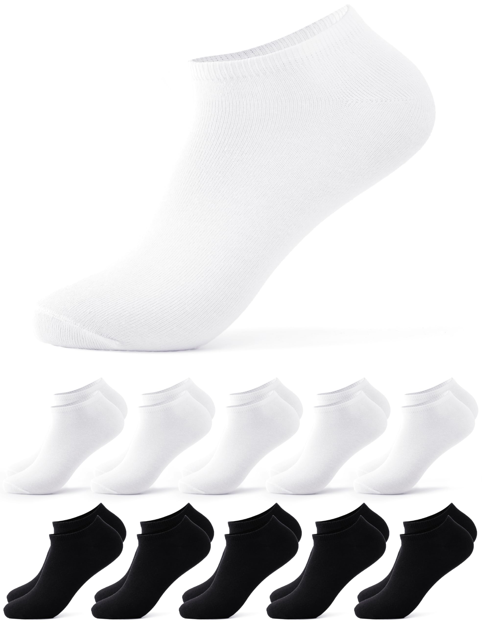 Occulto Herren Basic Sneaker Socken 10-20er Pack (Modell: Alex)