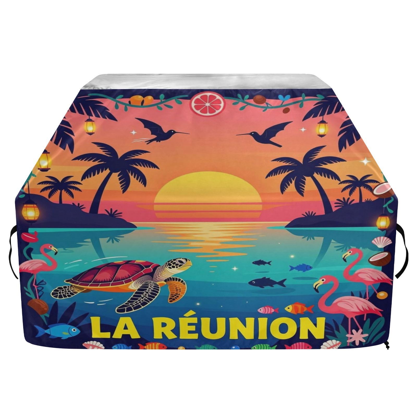 Fundas para ahumadores de 65 pulgadas resistentes a la decoloración y a los rayos UV para exteriores La Tortue Et L'?lot