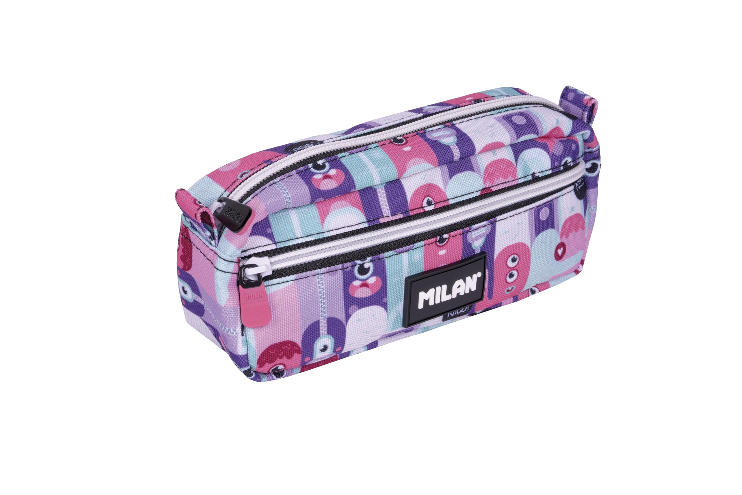 MILAN® Rectangular Pencil case with 2 zips Aliens 2 Special Series