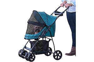 Pet Gear No-Zip Happy Trails Lite Pet Stroller for Cats - Perfect for Clearance!