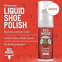 Vista 2 de RED MOOSE Esmalte líquido para zapatos, parte superior de esponja de 4 onzas para cuero, botas, zapatos de vestir