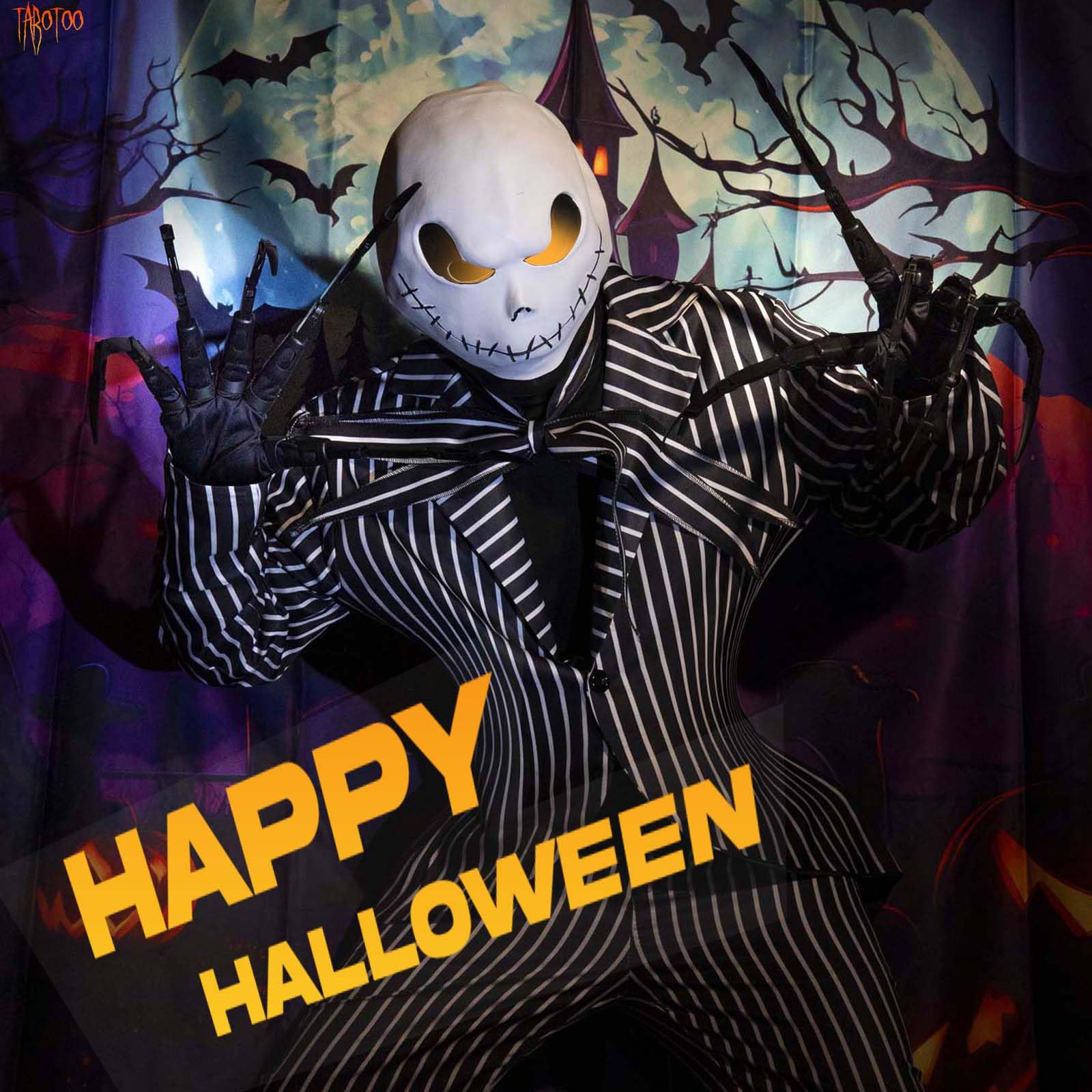 Tarotoo Halloween Articulated Fingers with Gloves, “Halloween Fever”, Cosplay Costume Prop, Articulated Finger Extensions - Image 2