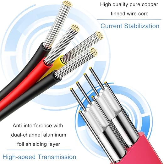 Cable SATA y cable divisor de energía para SSD y HDD, 5 piezas miniatura 5