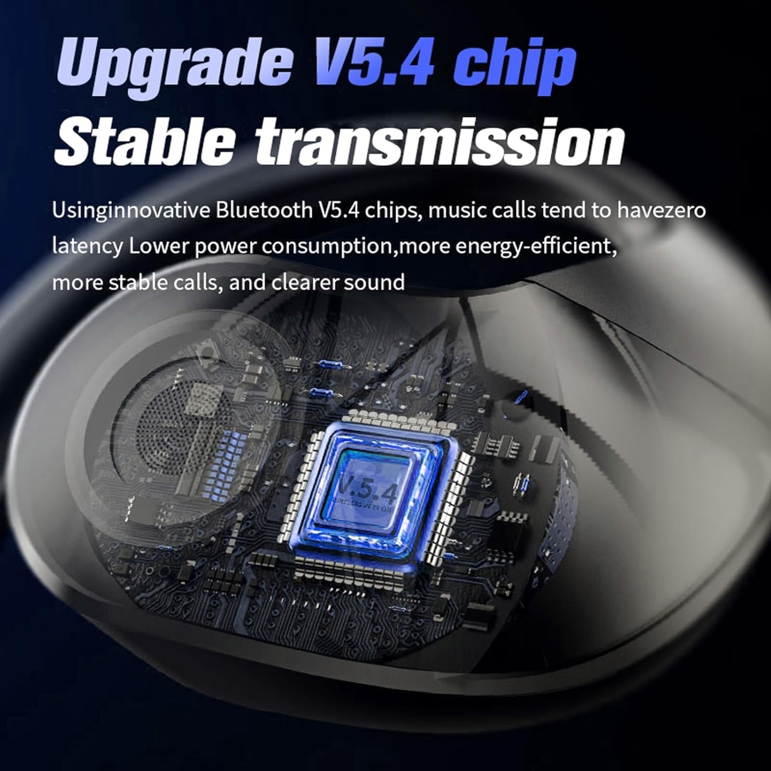 Open Ear Headphones Over the Ear Earbuds Wireless for Kids, Waterproof Small Mini Portable Bluetooth Speaker with Earbuds, OWS Hanging Earphones Air Bone Conduction Headphones 5.4 Bluetooth Headset - Image 7