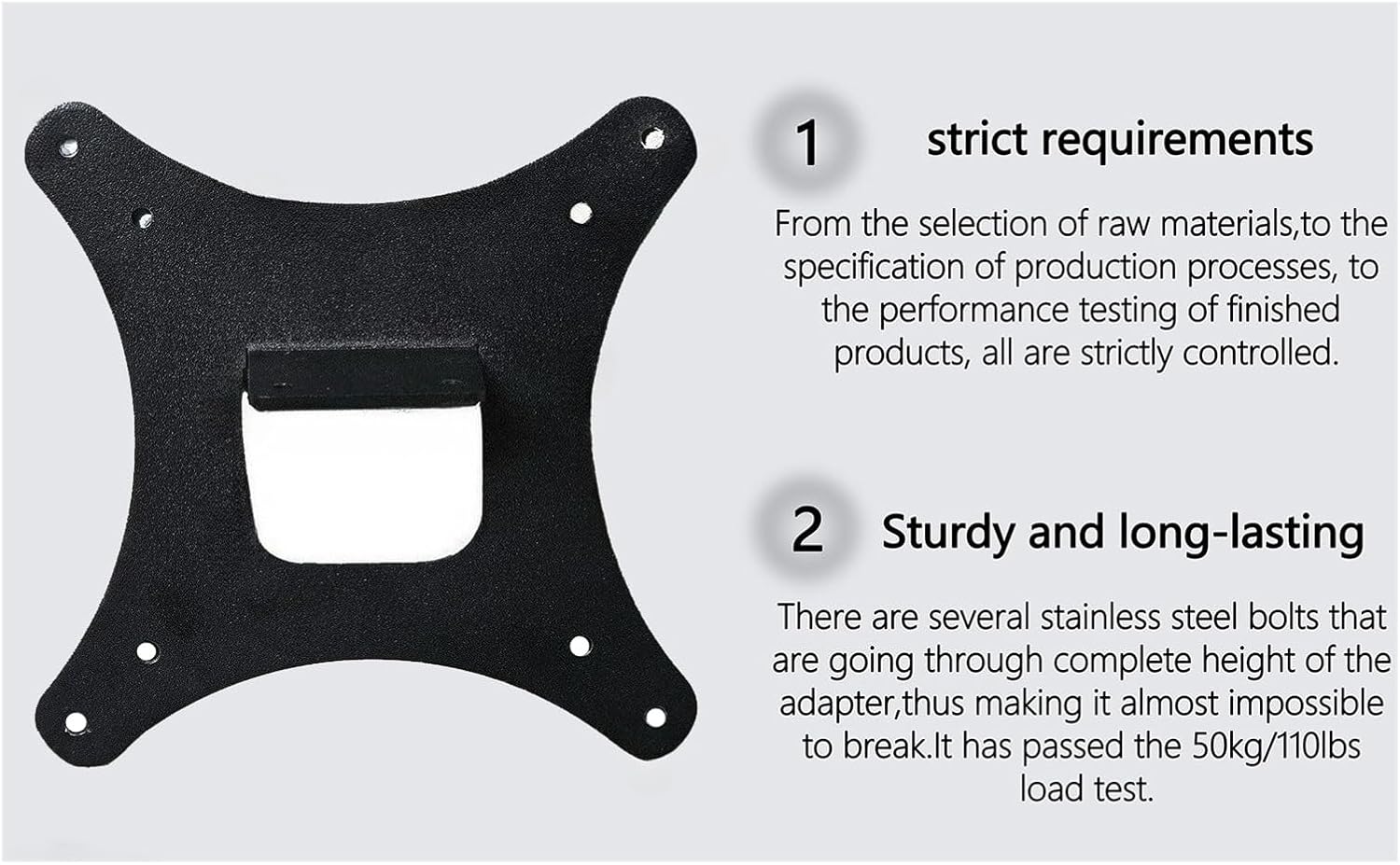 VESA Wall Mount Adapter Accessories，Compatible for Acer， S220HQL S230HL S200HL G236HL Monitor Bracket Mounts to Stand/Arm Desk Support Part