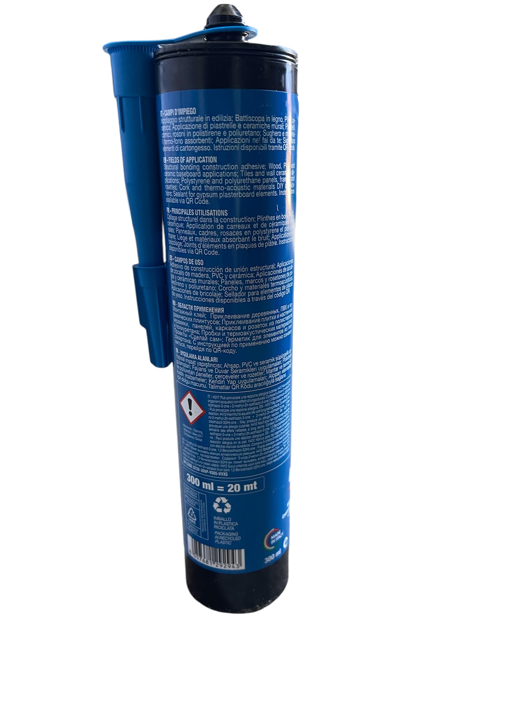 Colla per pannelli in polistirolo soffitto e pareti colla per cornici in polistirolo colla per sughero 310 ml