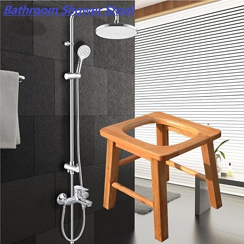 Miniatura 6 de Asiento de vapor Yoni de madera con cuatro patas, silla de vapor V vapor en Hom eattachment H 14.7 pulgadas, asiento yoni para mujer v vapor (sin