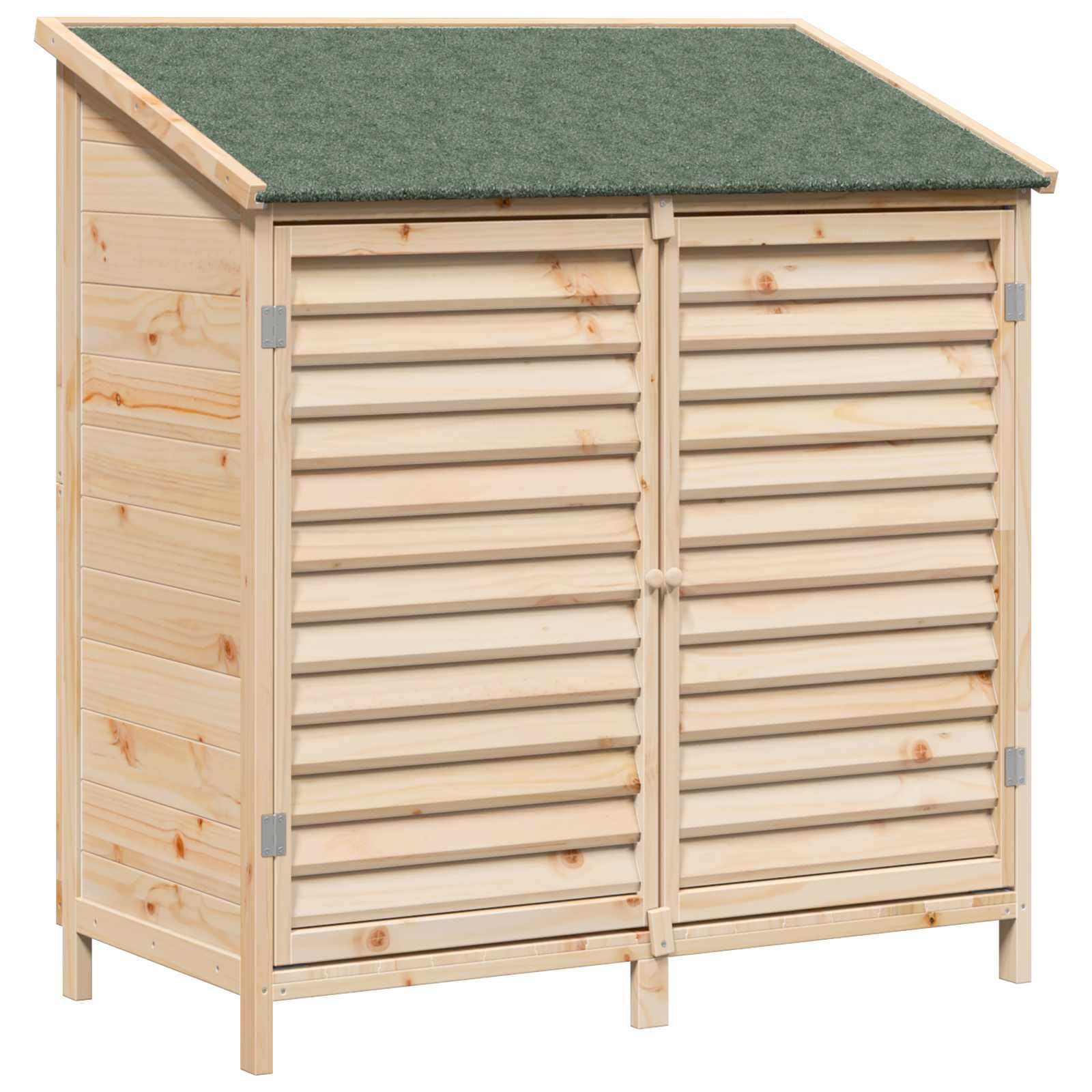vidaXL Shed ogrodowy naturalny 106 x 56 x 113,5 cm Drewno Świerkowe