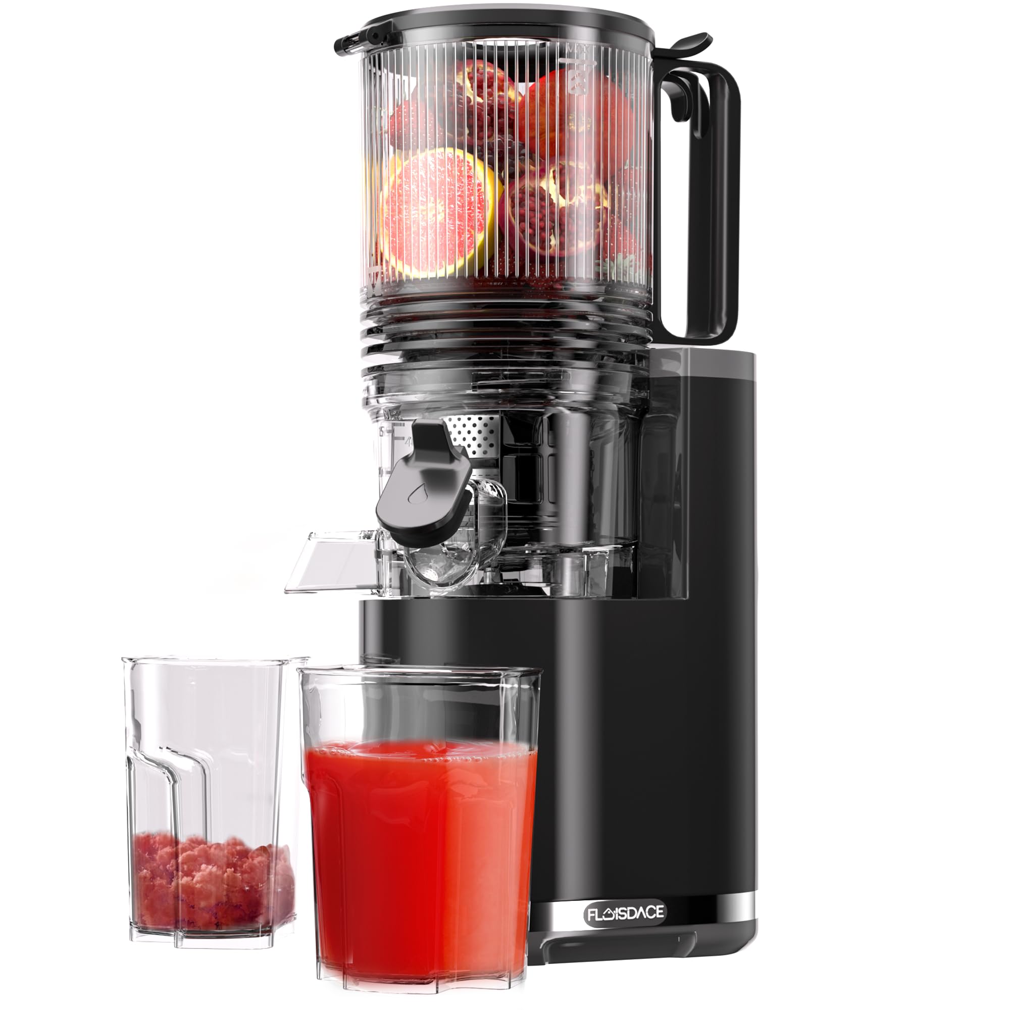 Cold Press Juicer 6 5 Extra Large Feed Chute Juicer Machines 350W Slow Masticating Juicer Machines with High