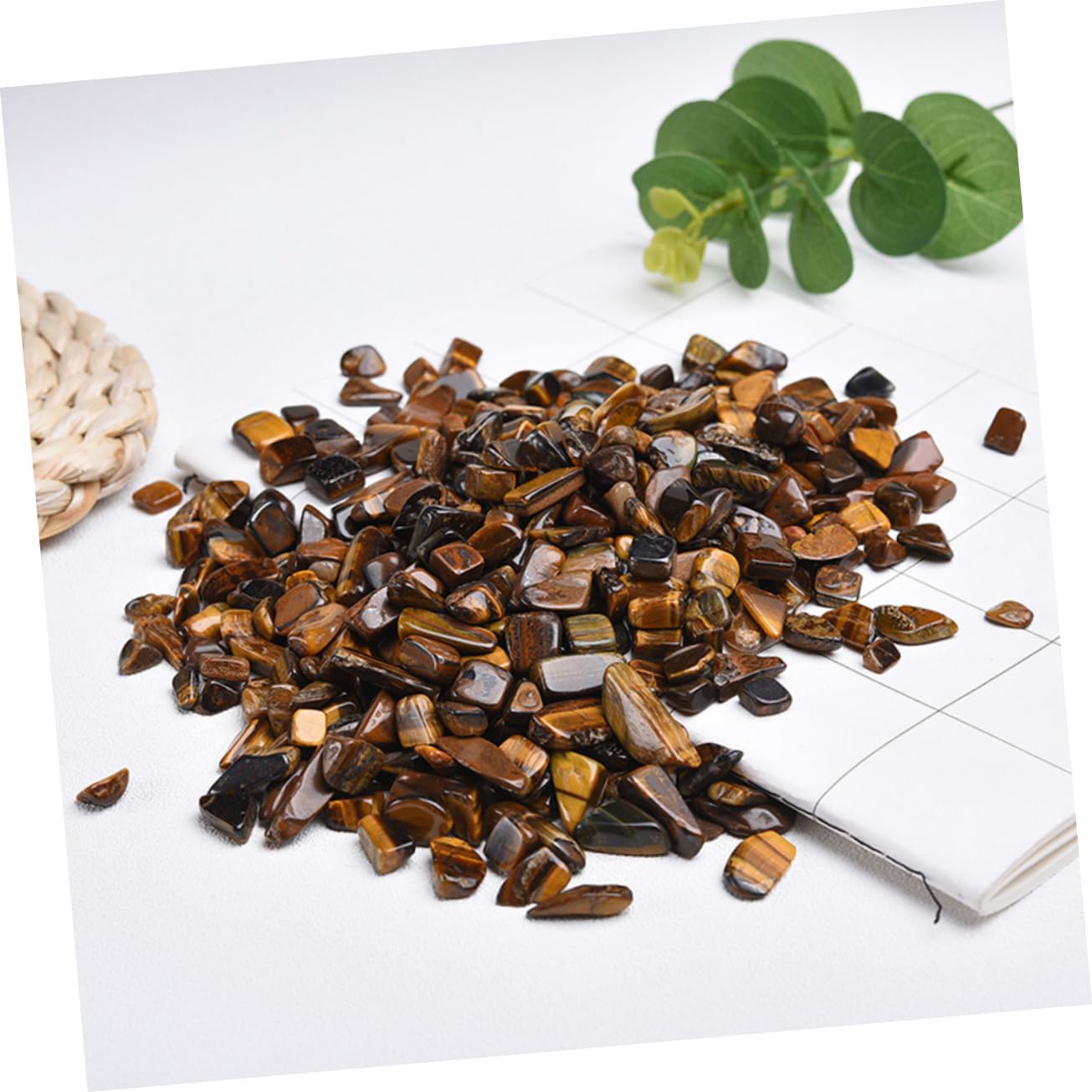 DOITOOL 1ensemble Set De Graviers Décoratifs Pierre De Tigre pour Aquariums Et Terrariums Roche Naturelle pour Paysagisme Et Décoration De Réservoirs