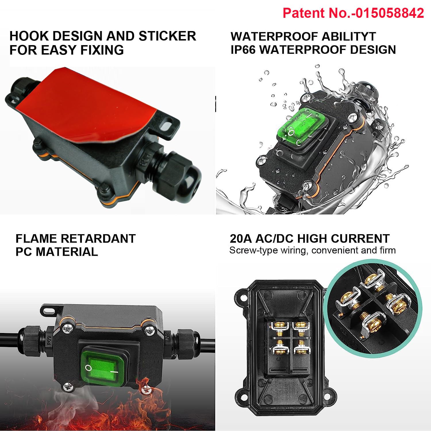 建設用全面帯 Amazon.co.jp: Gebildet DPST ロッカー スイッチ IP66 防水
