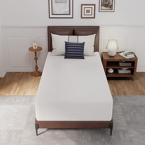 Miniatura 4 de Bed-in-a-Box - Colchón de espuma viscoelástica de té verde de 12 pulgadas, colchón de firmeza media transpirable certificado CertiPUR-US para dormir