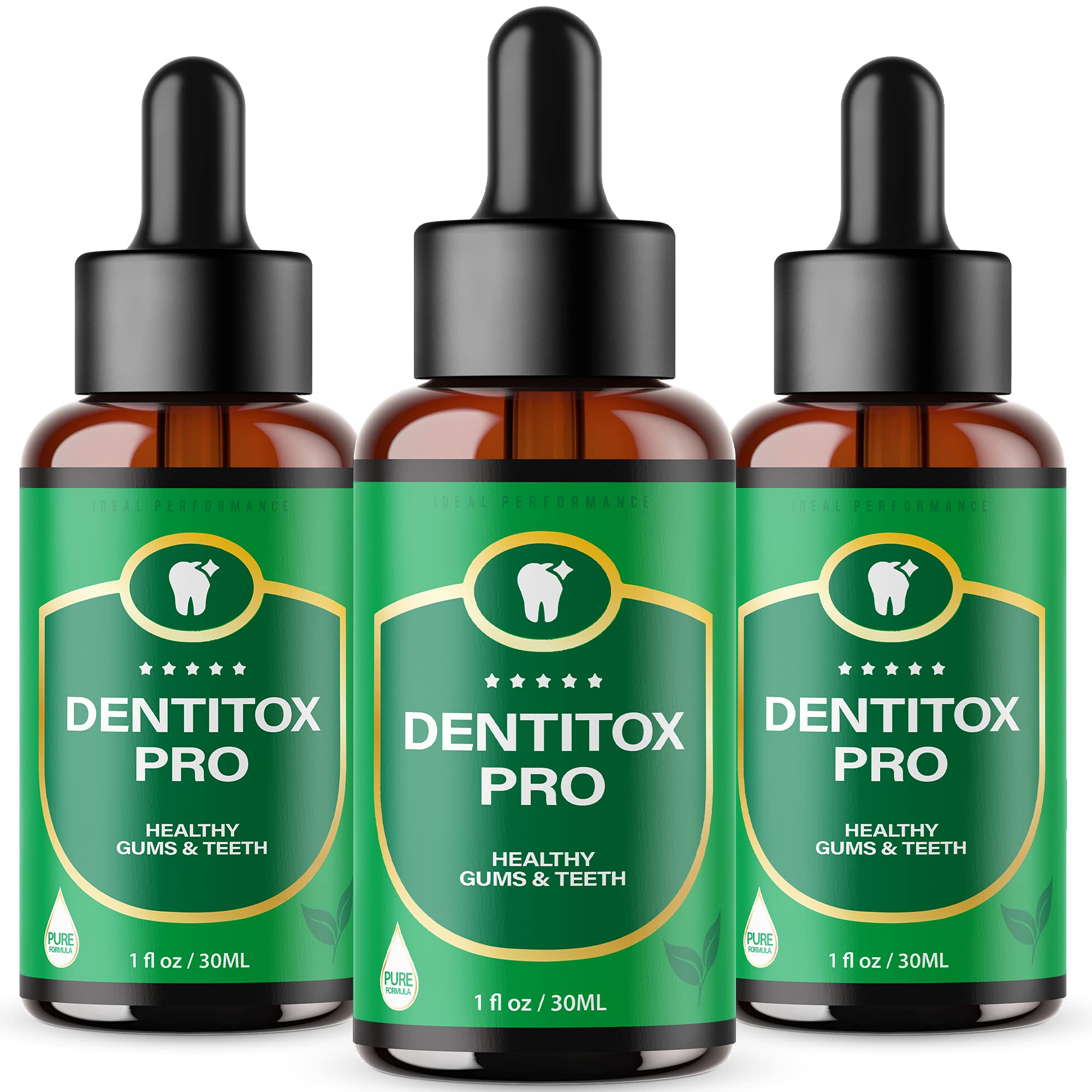 (3 Pack) Dentitox Pro for Gums DentitoxPro Dental Dropper Healthy Gum