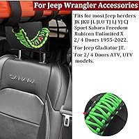 Vista 3 de para Accesorios Jeep Wrangler Asas de Agarre de Barra Enrollable de Agarre y Empuñadura con Borde Compatible con Jeep Wrangler YJ TJ JK JKU JL JLU