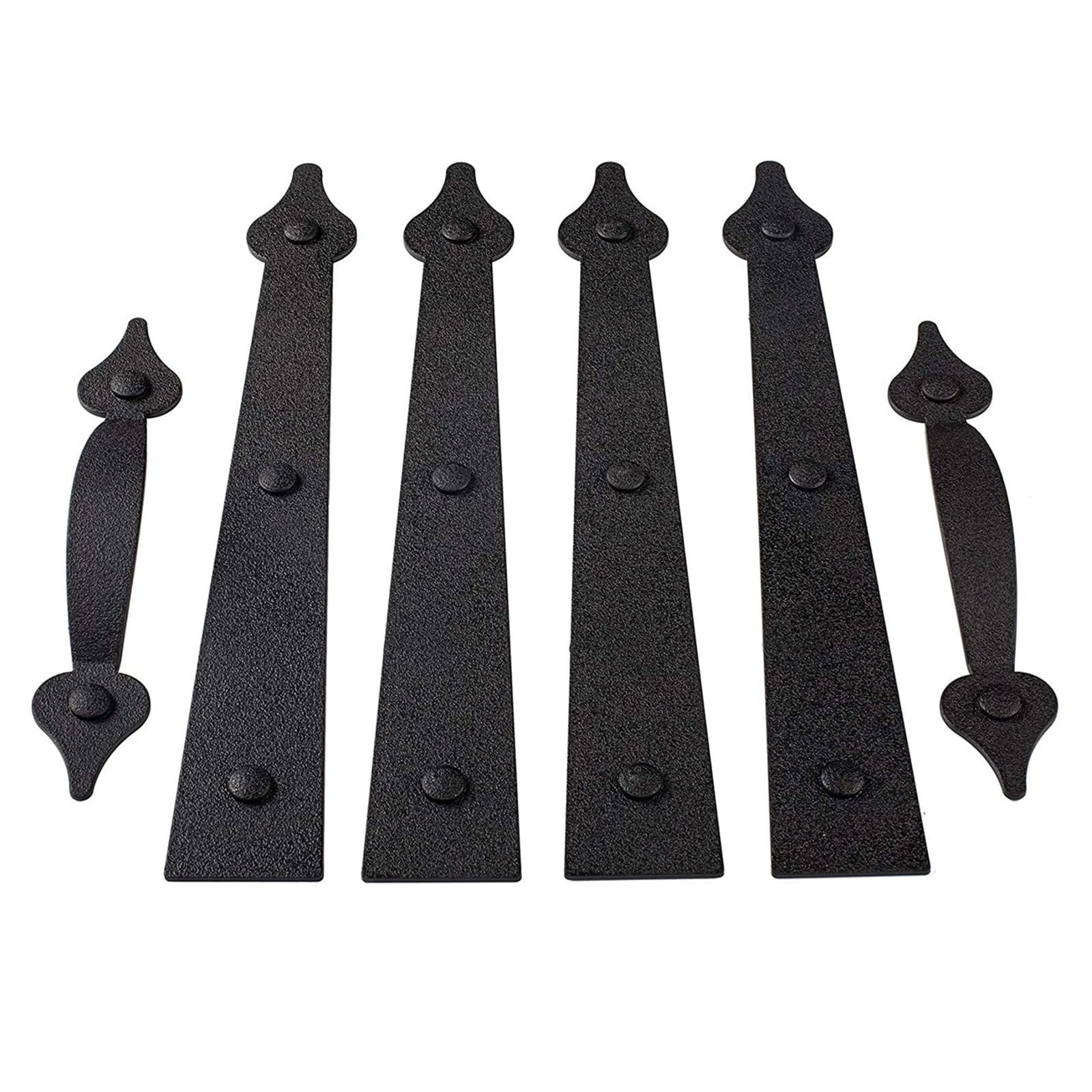 Shundeed Color Decorative Garage Door Hardware Kit, Garage Door Handle Hinges For Garage Doors, Barn Doors And More
