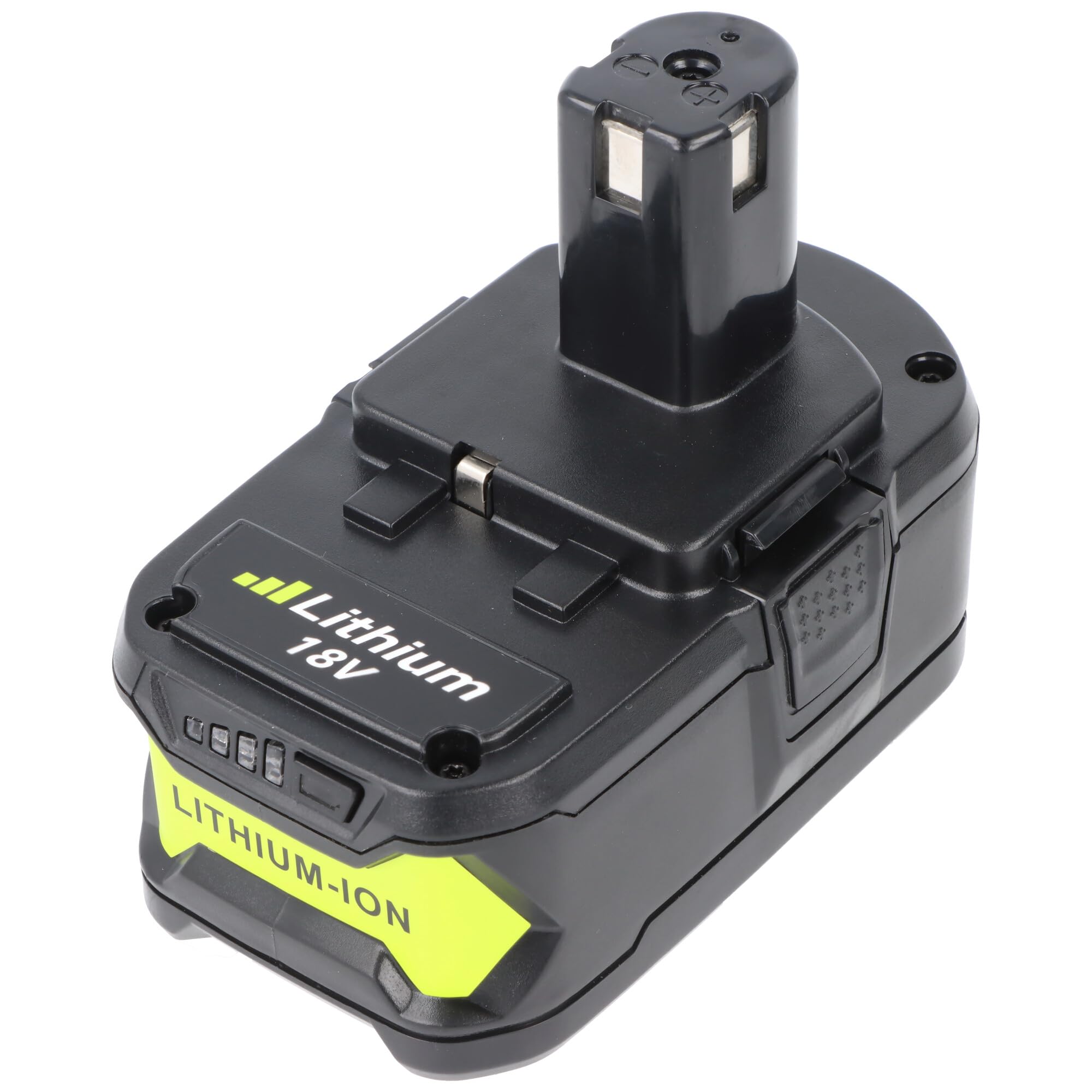 Batterie Li-ion compatible avec Ryobi RB18L50, 18 V, 5000 mAh, 90,0 Wh, noire
