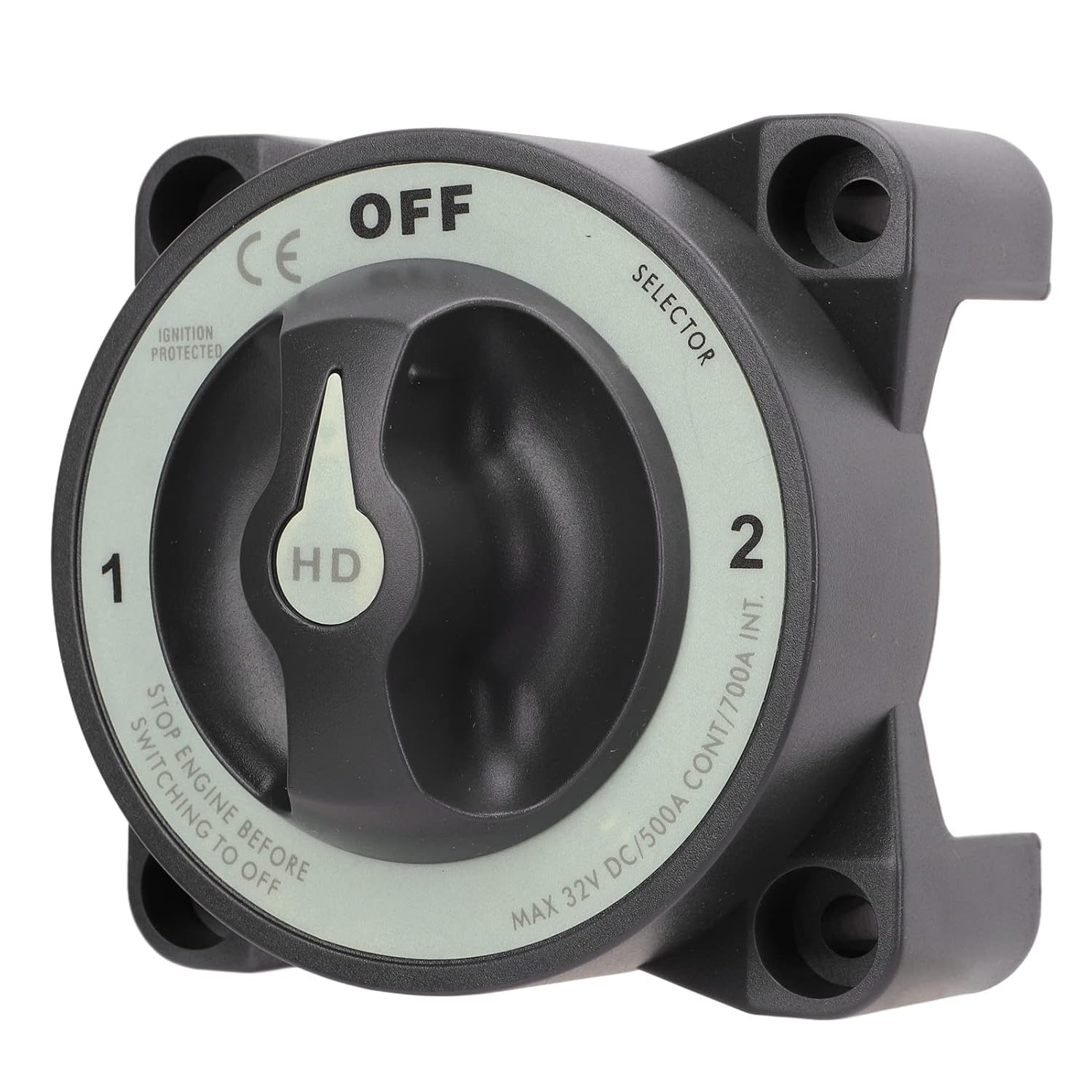 Battery Selector Switch, Heavy Duty Battery Switch OFF 1 2 500A for RV