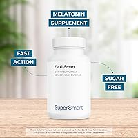 Vista 3 de Supersmart Melatonina 2.5 mg (acción ultra rápida) – Suplemento natural de disolución rápida de melatonina Sabor natural a menta Sin OMG – Sin