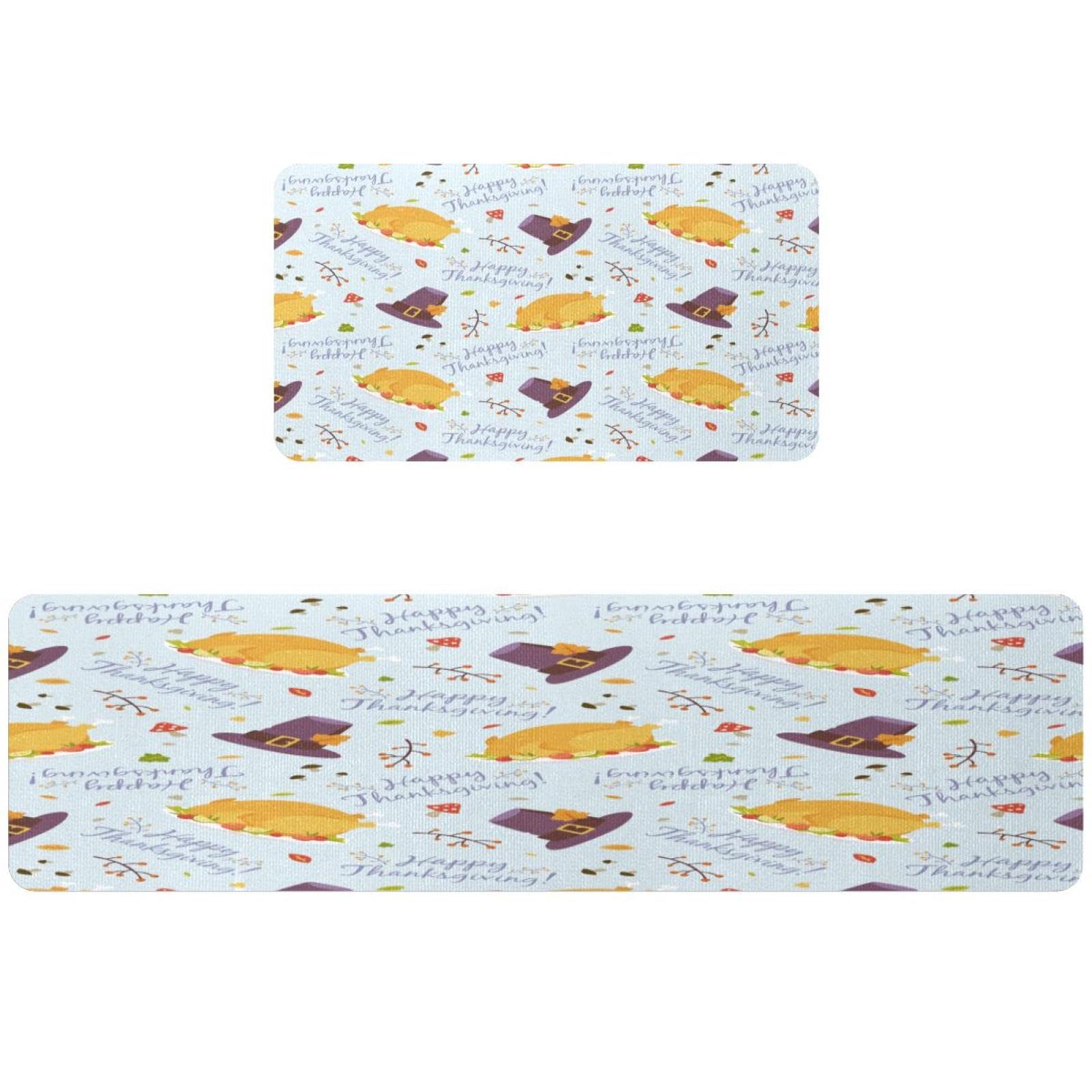 Tapete de cocina antideslizante para evitar resbalones alfombra lavable de 2 piezas