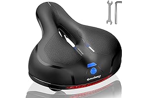 Comfort Bike Seat for Women and Men with Dual Shock Absorbing Foam