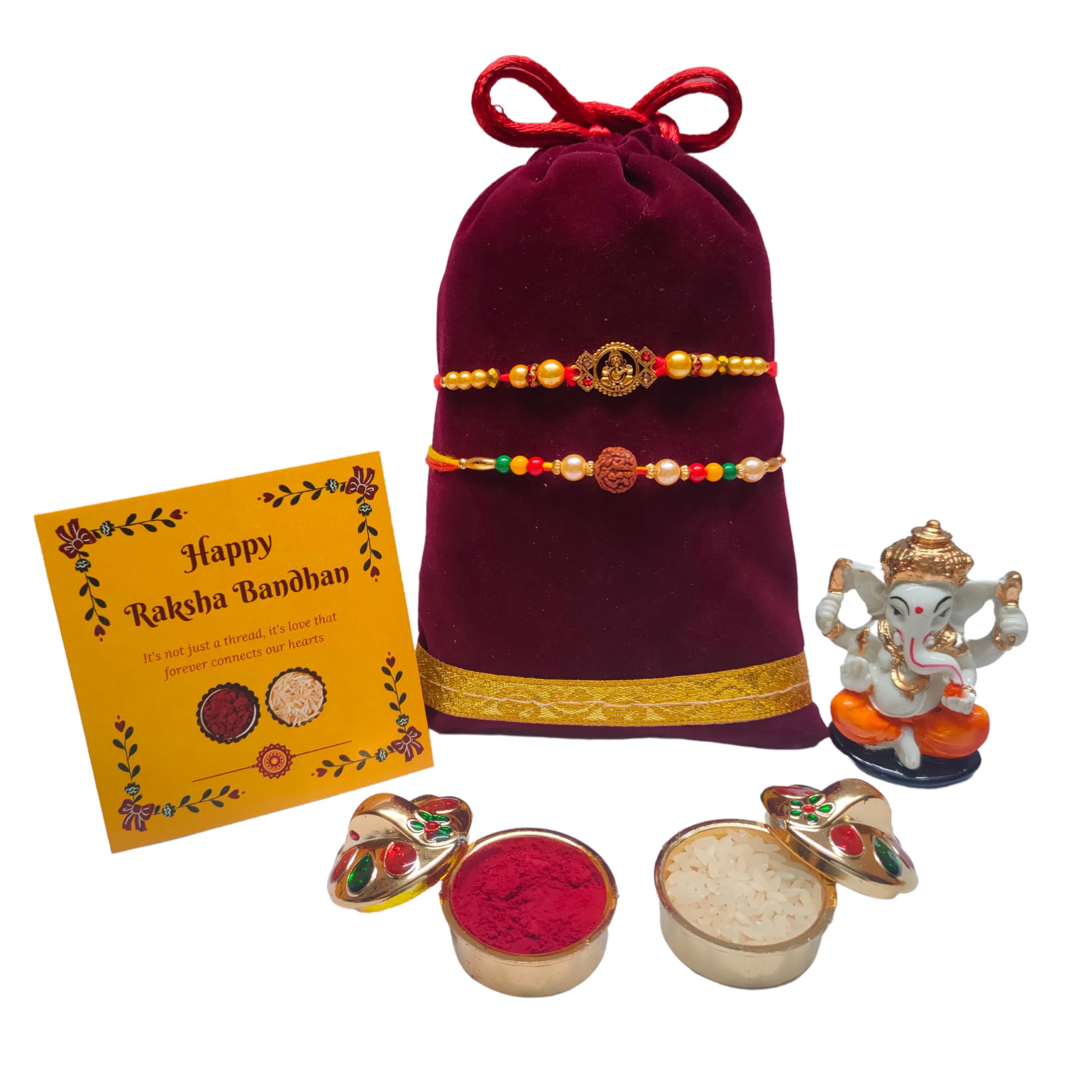 anciently Unisex-Adult Rakhi For Brother | Rakhi Gift For Brother | Rakhi Gift For Sister(Ganesha Rakhi Combo) (B0D96MZ81B) Amazon Price History, Amazon Price Tracker
