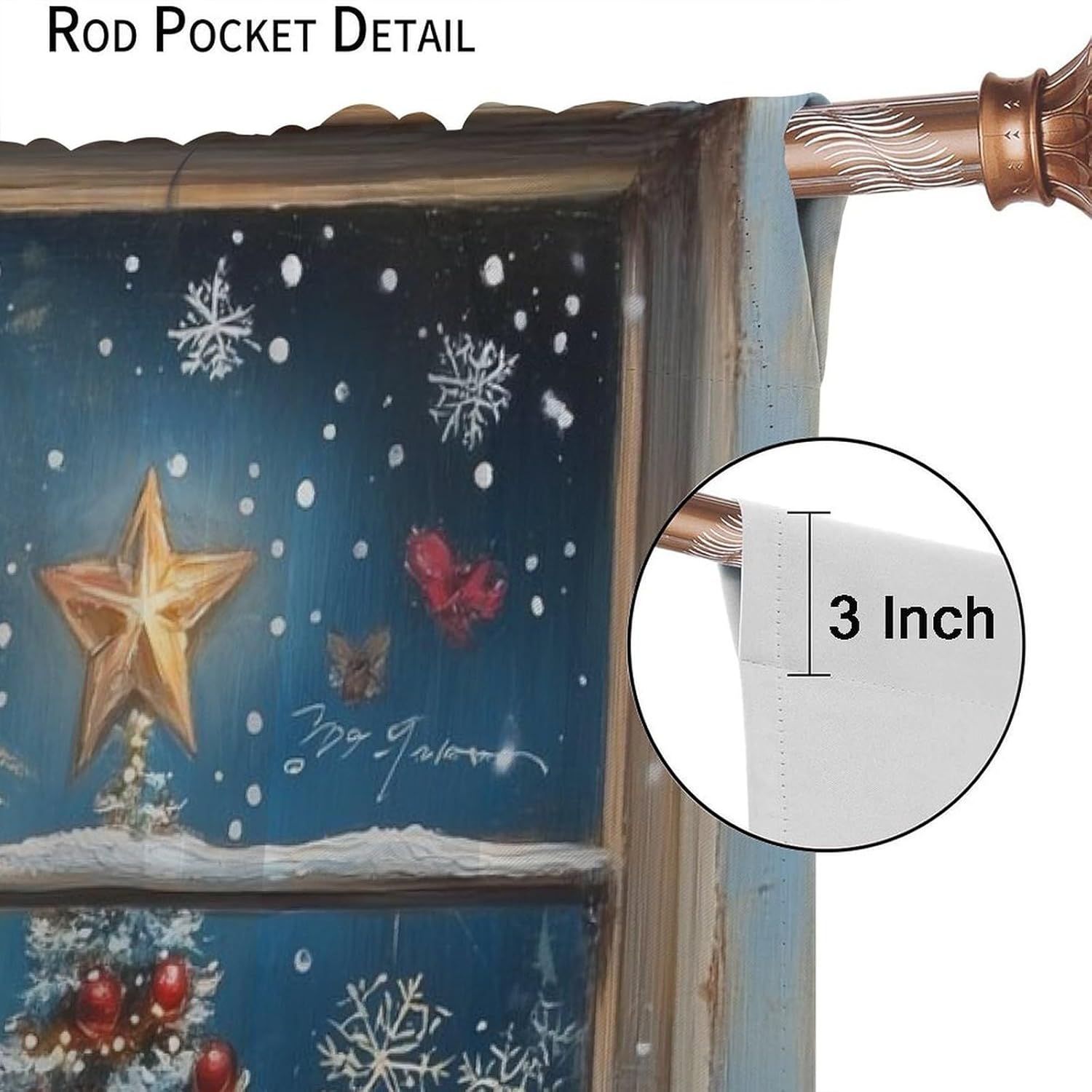 Christmas Winter Snowman Curtains,Christmas Windows New Year Snowy Holiday Home Decor, Sheer Curtains for Bedroom 84x84 inches