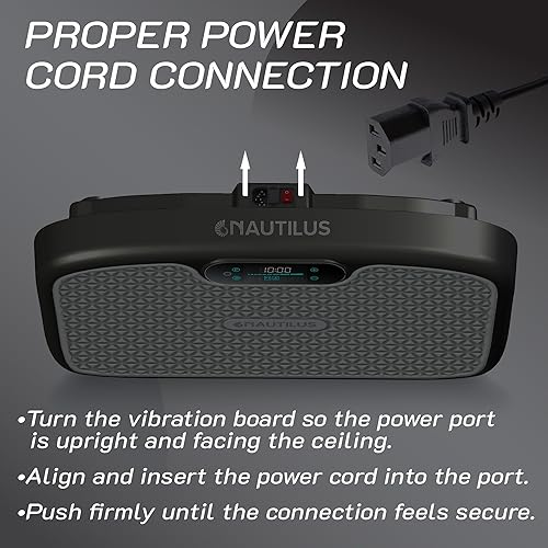 Miniatura 6 de Nautilus Vibratone Pro Vibration Plate - Plataforma de ejercicio y fitness para cuerpo completo, fuerza muscular, circulación