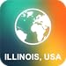 Illinois, Stati Uniti d'America Mappa
