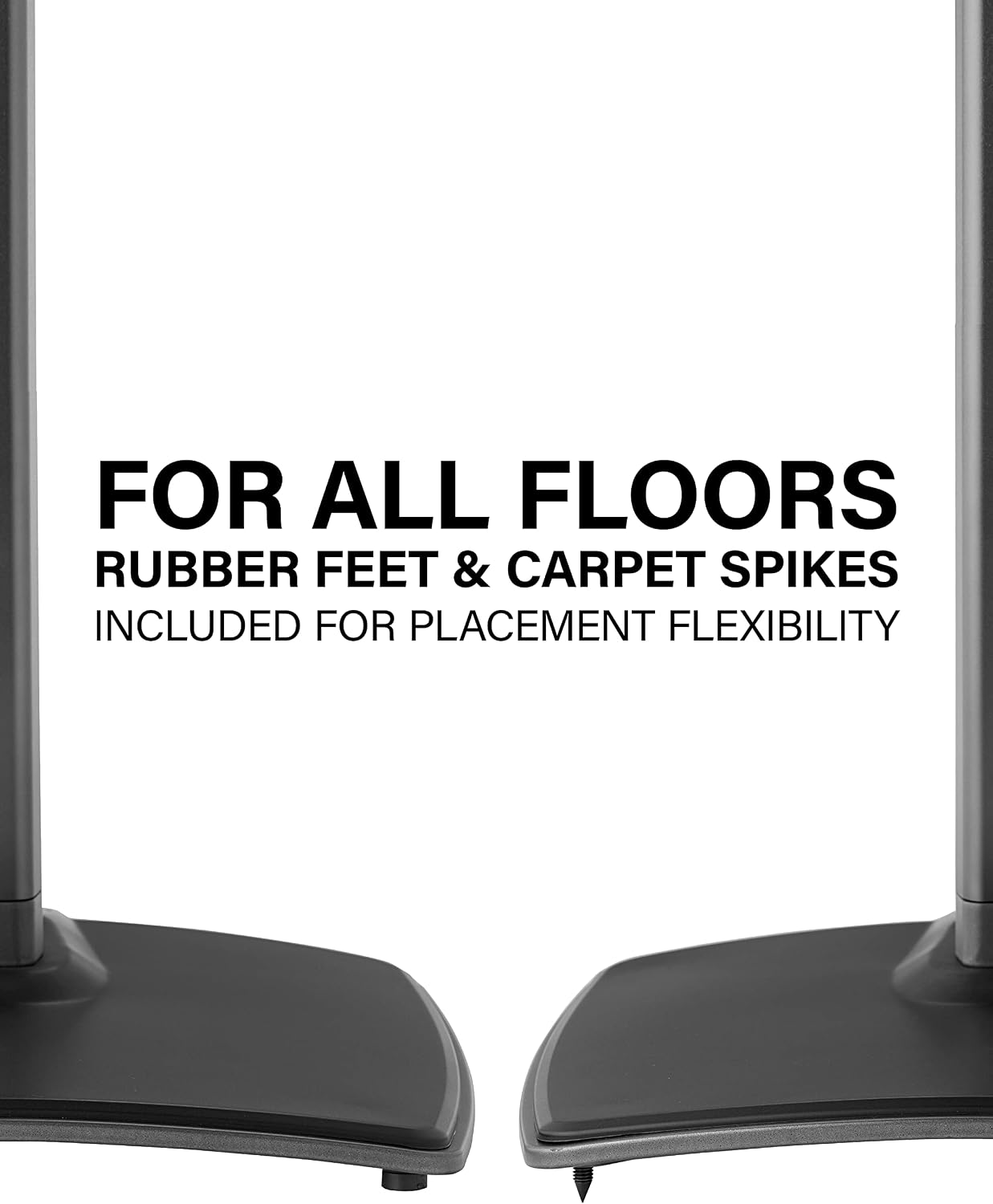 SANUS Wireless Speaker Stands Exclusively Designed for Sonos Play:5 - Black