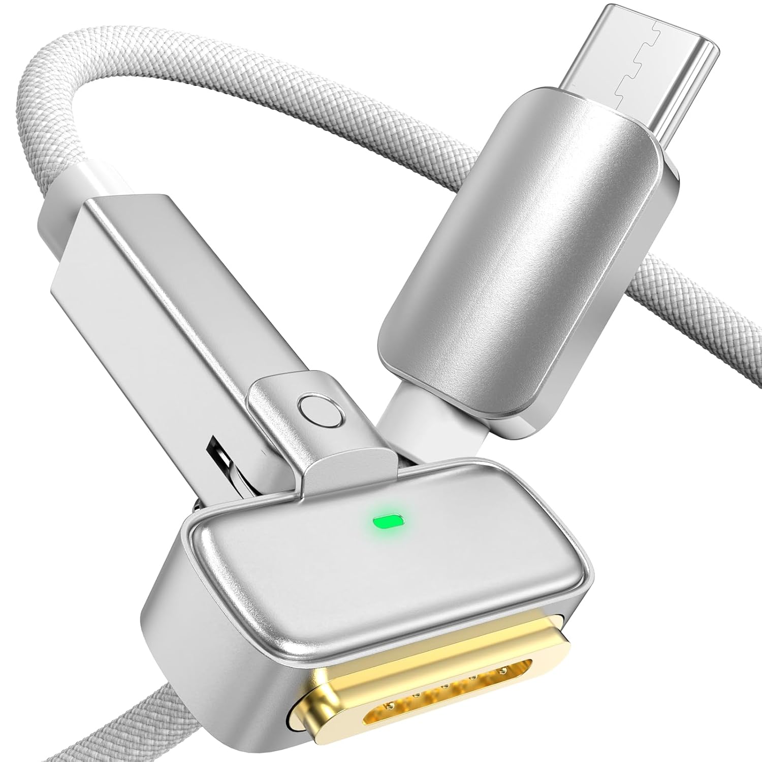 Amazon.com: Yocxuda 140W Magnetic 3 Charging Cable 6.6FT (2M), Braided USB-C to Magnetic 3 Cord Compatible with MagSafe 3 for M1-M4 MacBook Pro 14"/16" (2021-2025) & Air 13"/15" (2022-2025), Fast Charge : Electronics