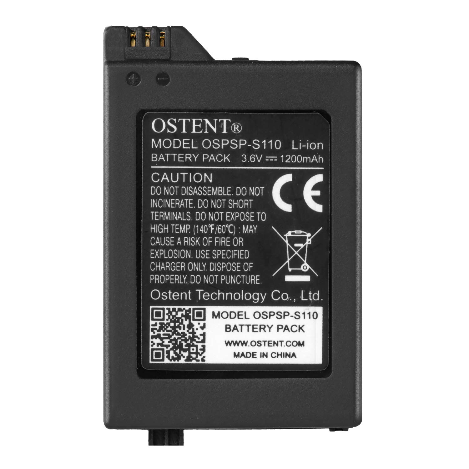 OSTENT 1200mAh 3.6V Liion Polymer Lithium Ion Rechargeable Battery