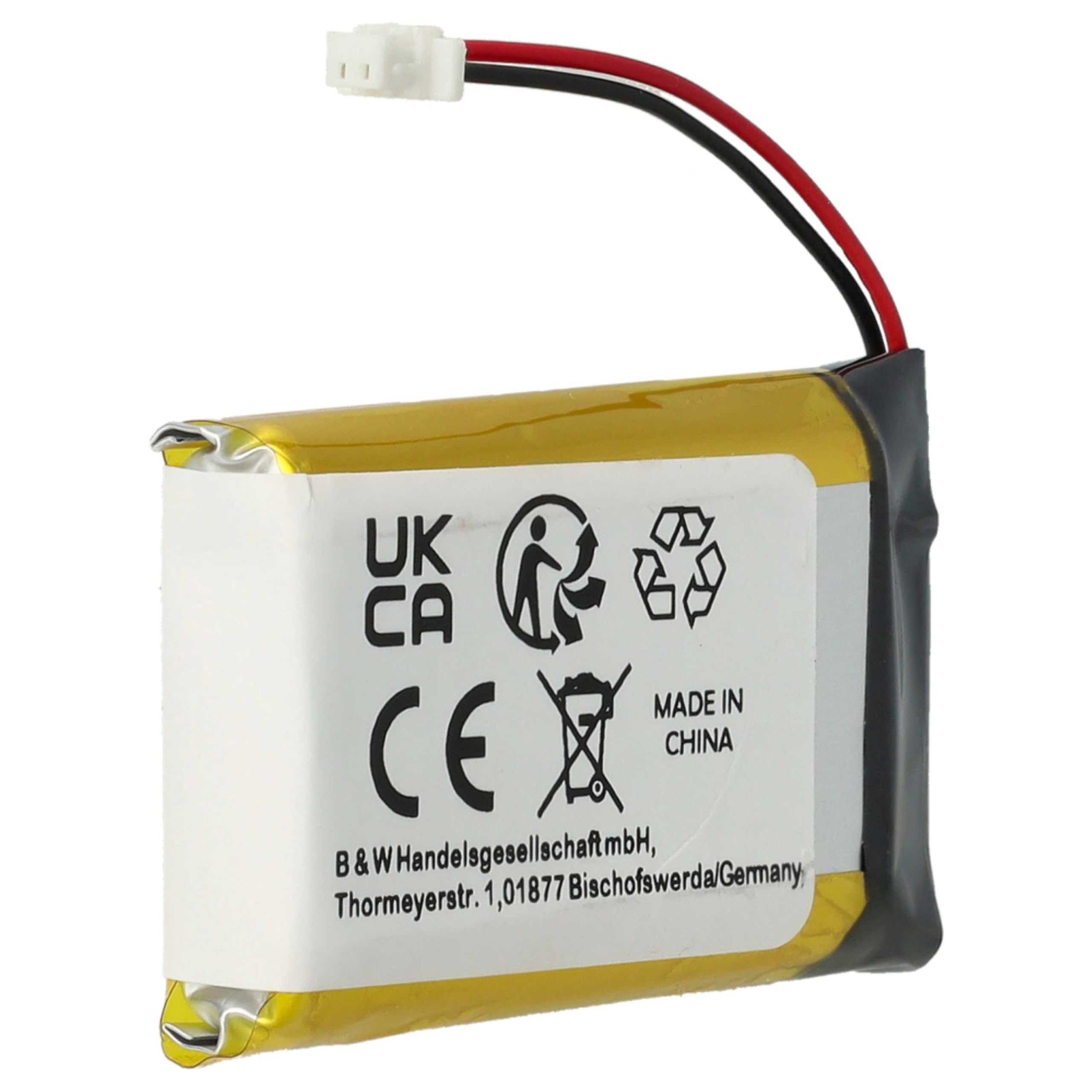 vhbw 2x Bateria Kompatybilna Sena SF1 SMH-20S 10S 20S SF2 SF3 650mAh 3,7V Li-Poly