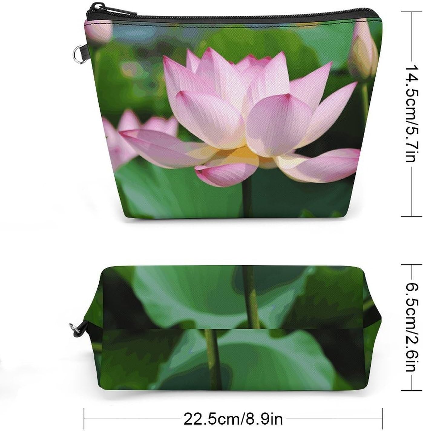 Handheld Makeup Bag, Multifunctional Storage Travel Toiletry Bag image 2