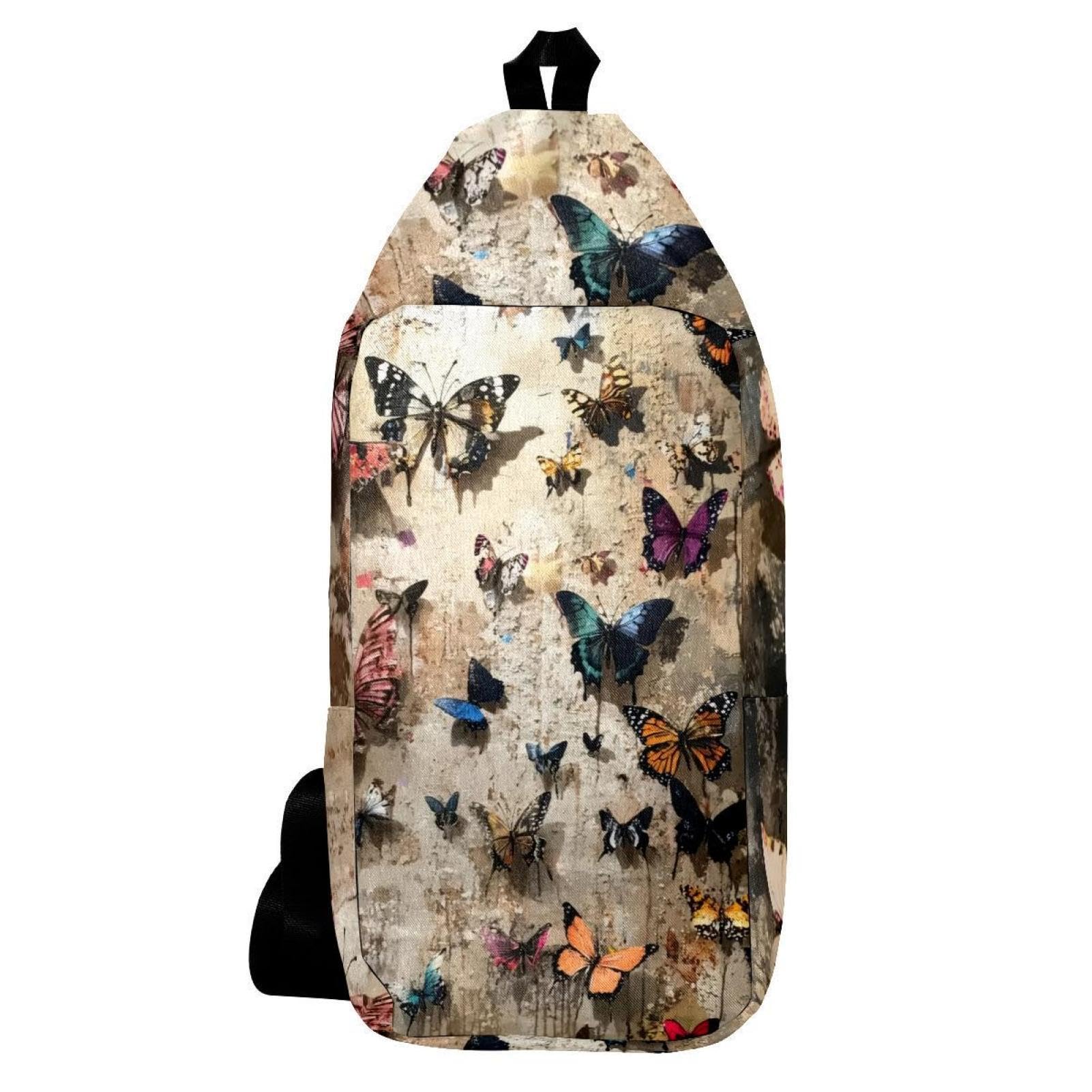 Sac à dos à bandoulière vintage compact anti-fatigue