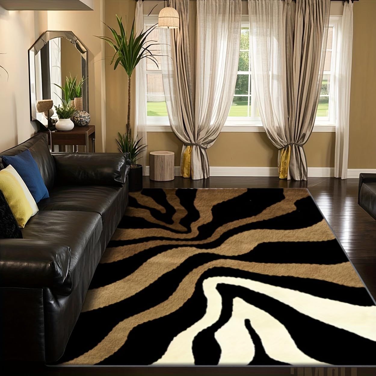Tapis de salon imitation cachemire pour réchauffer votre chambre ou cuisine