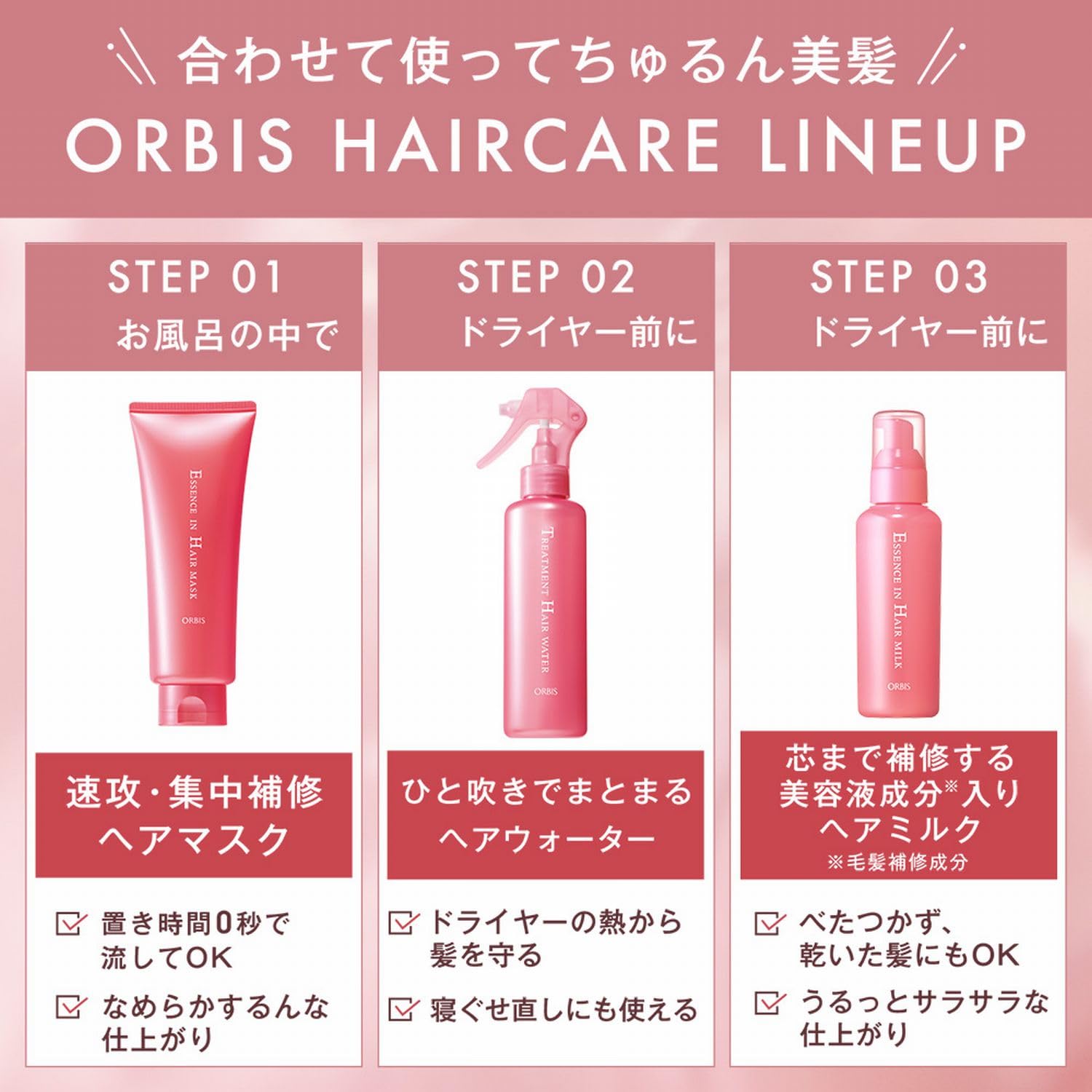 【新品】限定 ORBIS サンリオ キャラクターズ3点+ヘアケアスペシャルセット Amazon | ORBIS（オルビス）ヘアケア 3点セット サンリオ