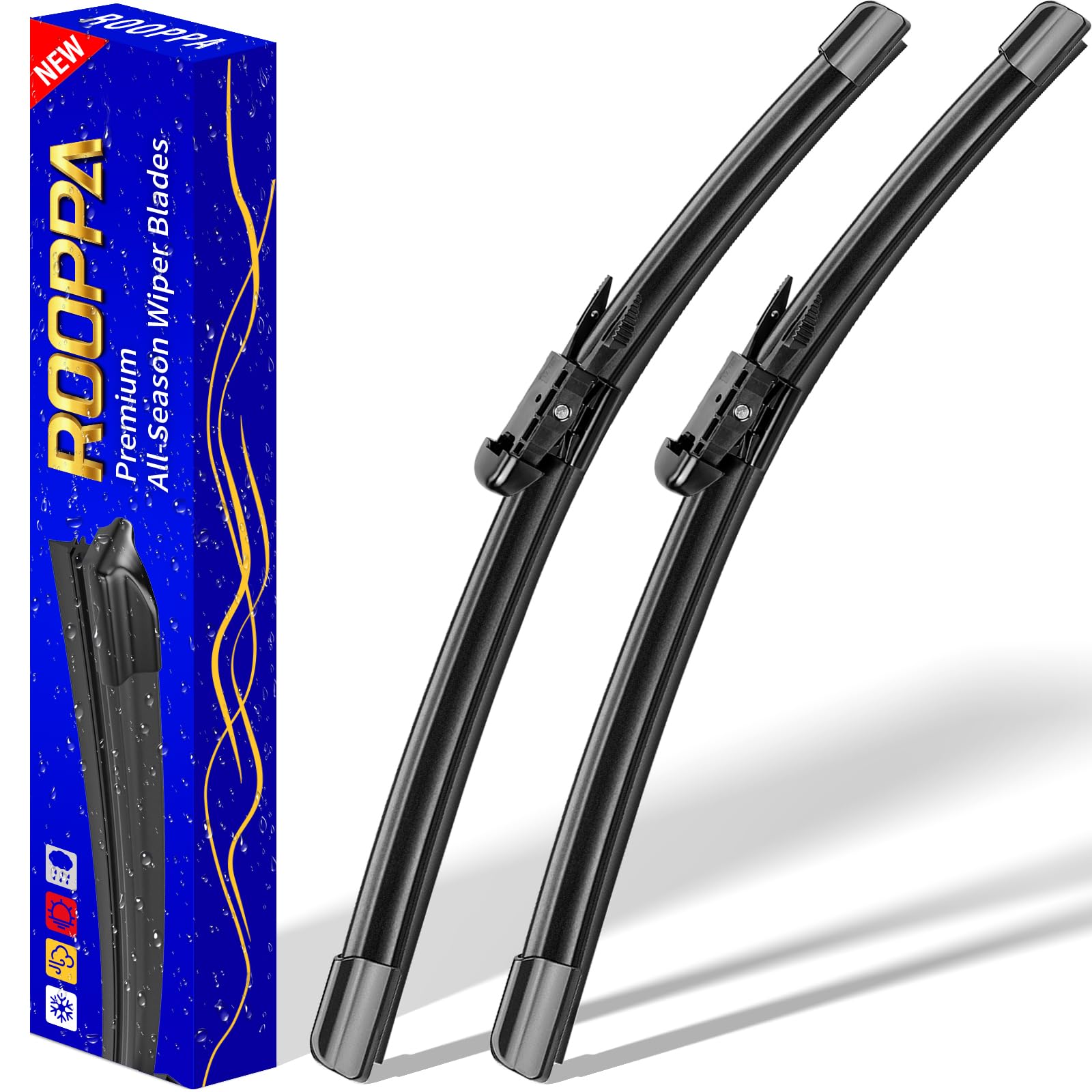 22" 22" Front Wipers Fits Chevrolet Chevy Silverado 2008-2013 Wiper Blades | Fits Chevrolet Chevy Tahoe 2007-2013 GMC Sierra 2008-2013 GMC Yukon 2008-2013 OEM,All-Season,Quiet,Easy Install.