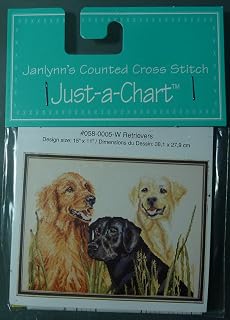 Janlynn Retrievers Cntd X-Stitch 套装