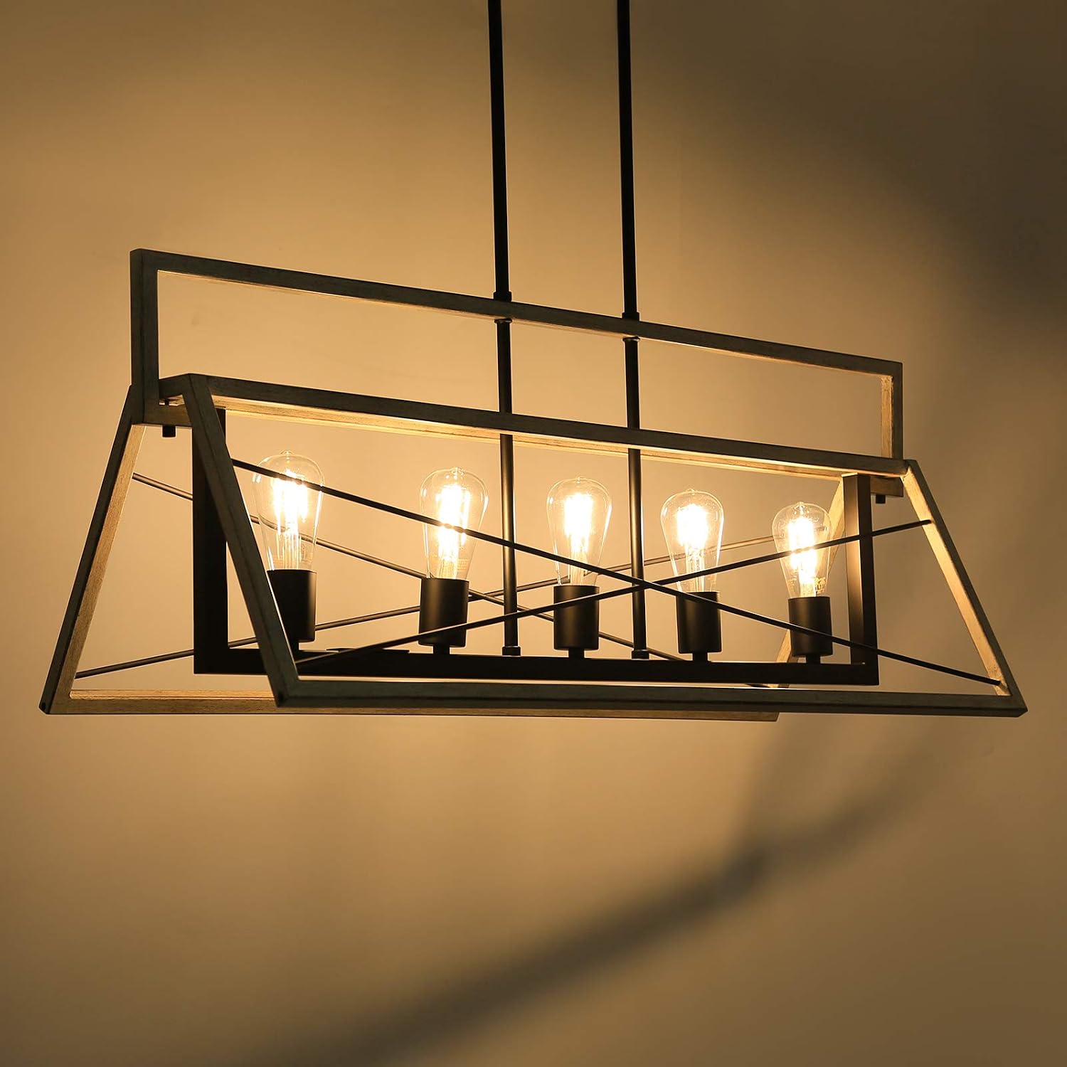 Up To 40% OFF 5 Light Farmhouse Linear Chandelier, 35 inch Dining Room Lighting Fixtures, Kitchen Island Pendant Lights, Rustic Pendant Light Fixture for Kitchen Island Breakfast Bar Dining Room Best Deal 5 Light Farmhouse Linear Chandelier, 35 inch Dining Room Lighting Fixtures, Kitchen Island Pendant Lights, Rustic Pendant Light Fixture for Kitchen Island Breakfast Bar Dining Room