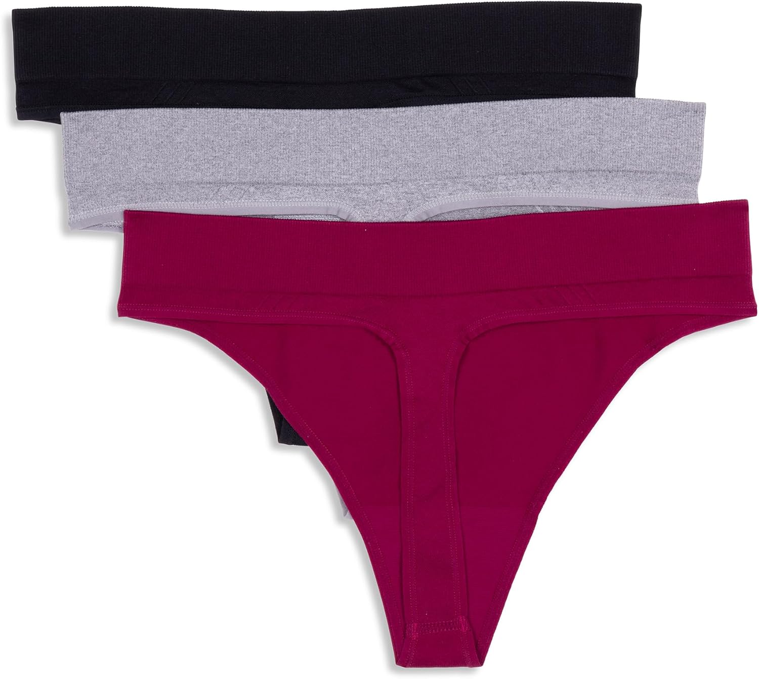 Tommy Hilfiger womens Seamless Thong Underwear 3-pack - Image 5