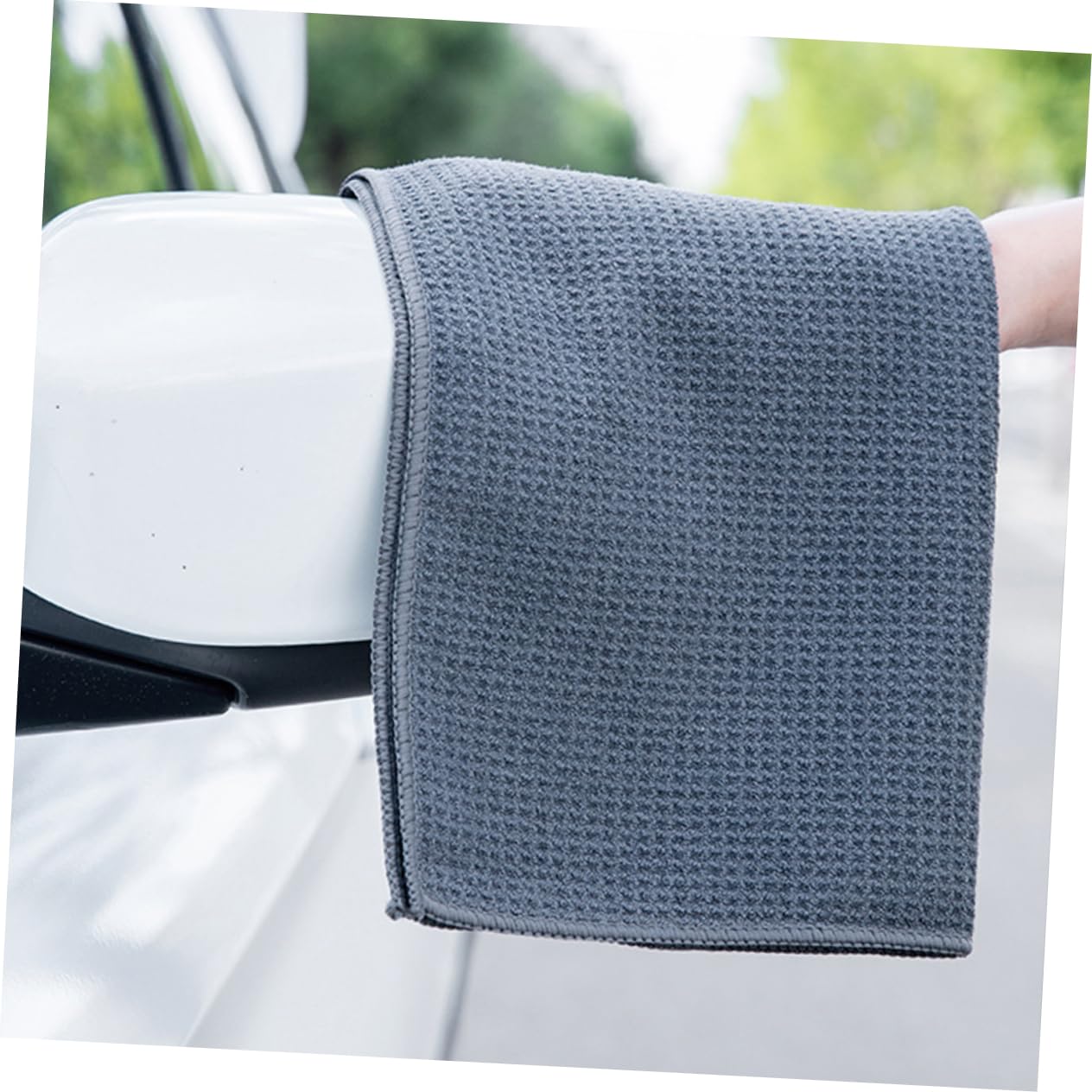 GLEAVI 5piezas Toalla De Microfibra Absorbente para Coche Paño De Limpieza Reutilizable y Secado Rápido para Limpieza Interior y Exterior De Vehículos