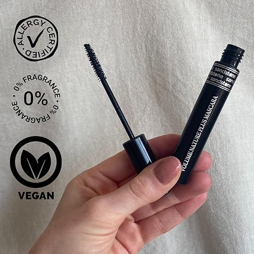 Miniatura 5 de Sandstone Scandinavia Volume Nature Plus - Máscara hipoalergénica para ojos sensibles, a prueba de manchas y sudor, volumen y alargamiento, probada