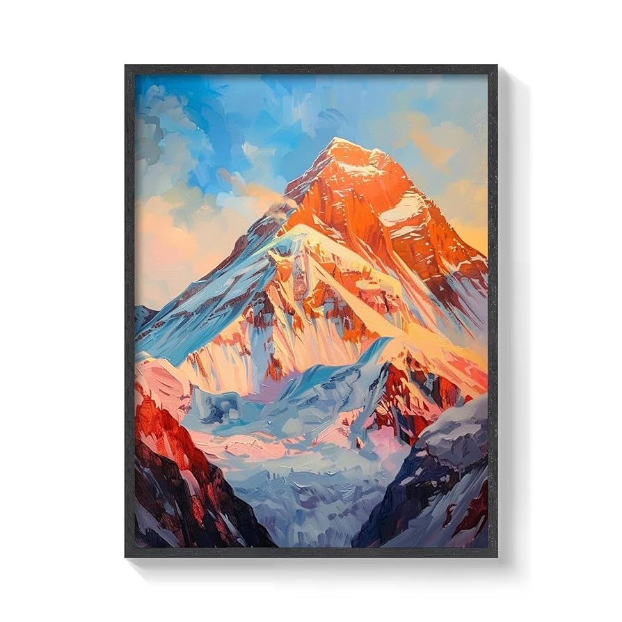 Amazon.com: Artvisual Texture Mountain Landscape Decorative