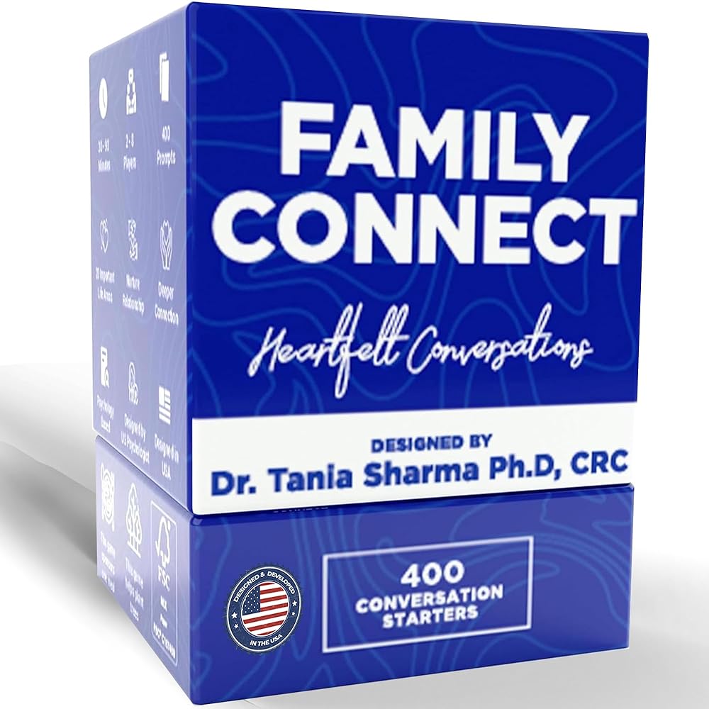 Life Sutra Family Connect 400 Family Conversation Cards - Fun Question Game for Parents, Teens & Kids - Perfect for Road Trips, Dinners & Christmas Stocking Stuffers - Reduce Screen Time