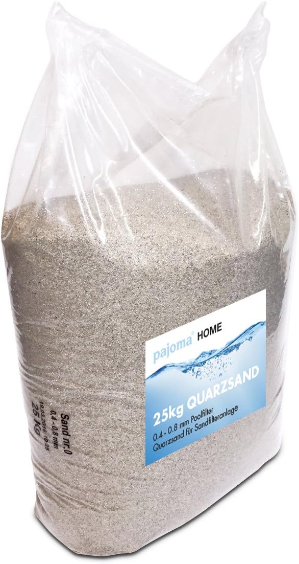 Pajoma Quartz Sand, 25 kg, Pool Filter Sand, Outdoor, LED, Pool Filter