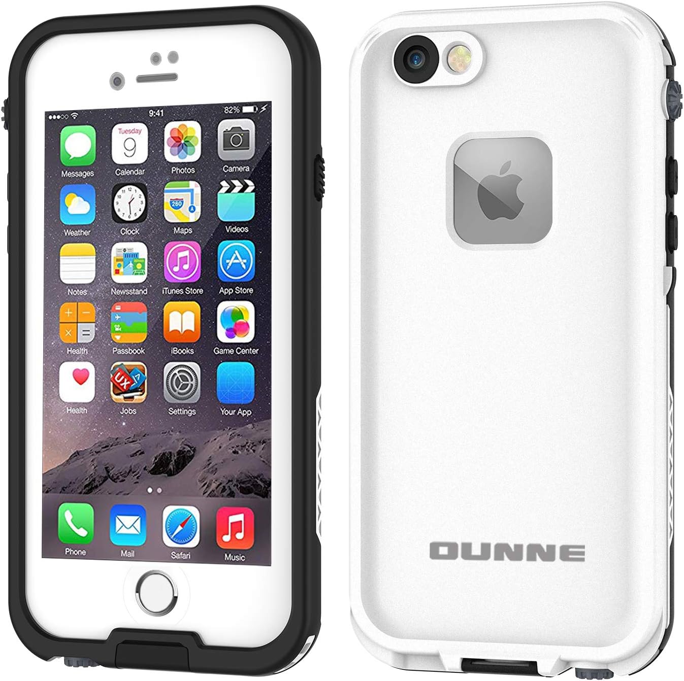 iPhone 6/6s Waterproof Case with 2 Case Openers, IP68 Certified with Touch ID Full Sealed SandProof Snowproof Full Body Cover for iPhone 6/6s(4.7inch)-White