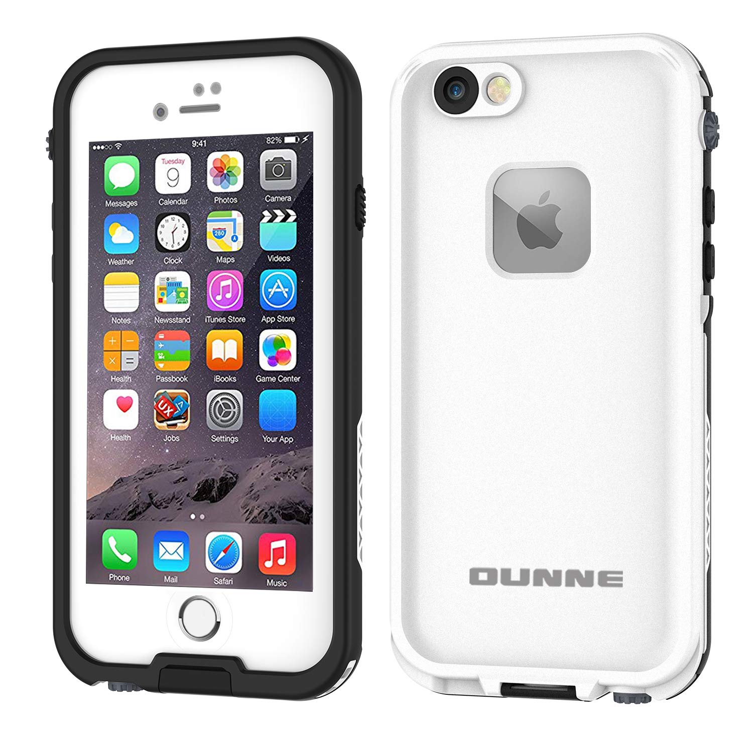 iPhone 6/6s Waterproof Case with 2 Case Openers, IP68 Certified with Touch ID Full Sealed SandProof Snowproof Full Body Cover for iPhone 6/6s(4.7inch)-White