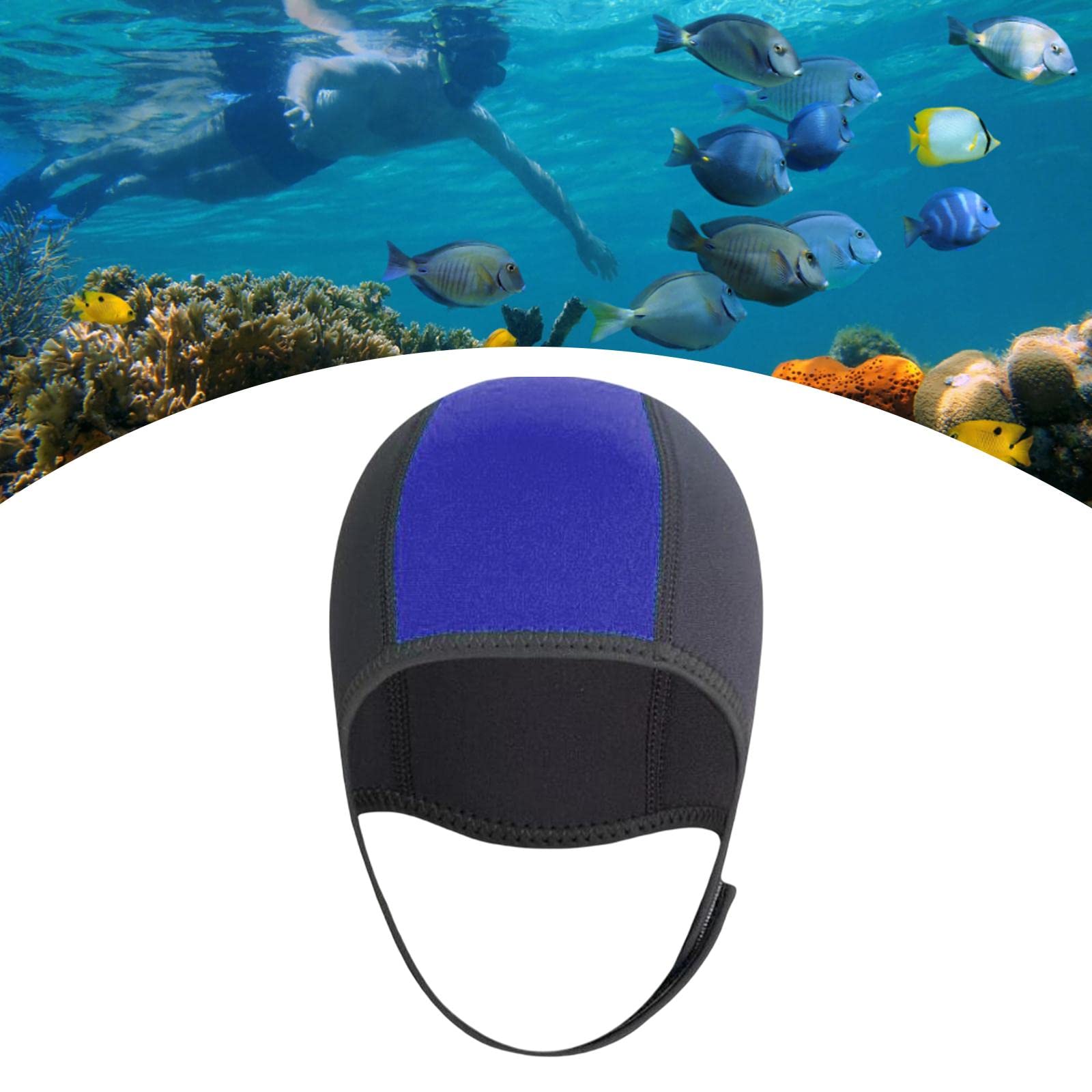 Bonnet Néoprène 3mm Perfeclan - Protection Oreilles Eau - Étanche Et Chauffant - Pour Plongée, Surf, Kayak