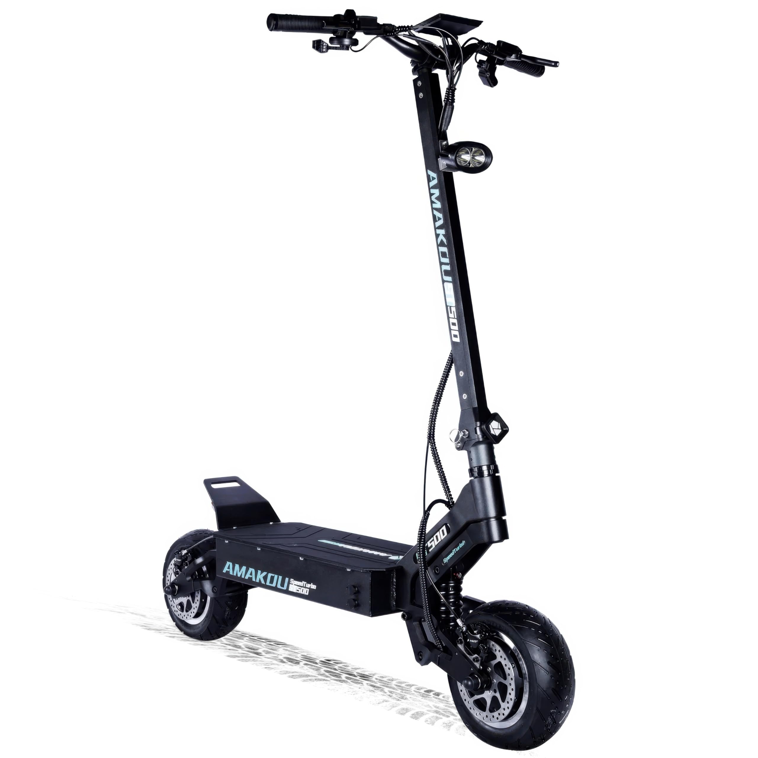 High-Performance Electric Offroad Scooter - 70 MPH Fastest Dual Motor 10000W 75-Mile Range 11 Off-Road Tires 72V 40Ah